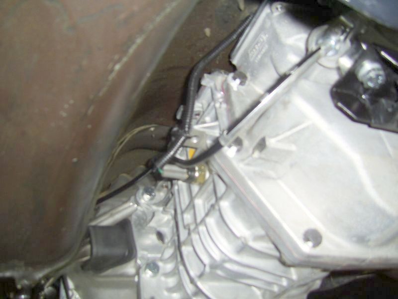Side View of TKO 500 Installed in a C3 Corvette