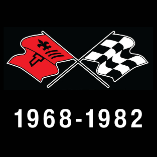 Corvette logo flags