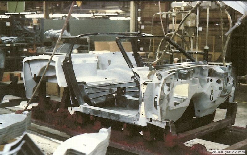 Pictures of the C3 Corvette Assembly Line circa 1980